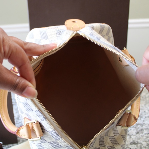 💕EUC SPEEDY 25💕 DAMIER AZUR SPEEDY 25 (original style) - Picture 9 of 13